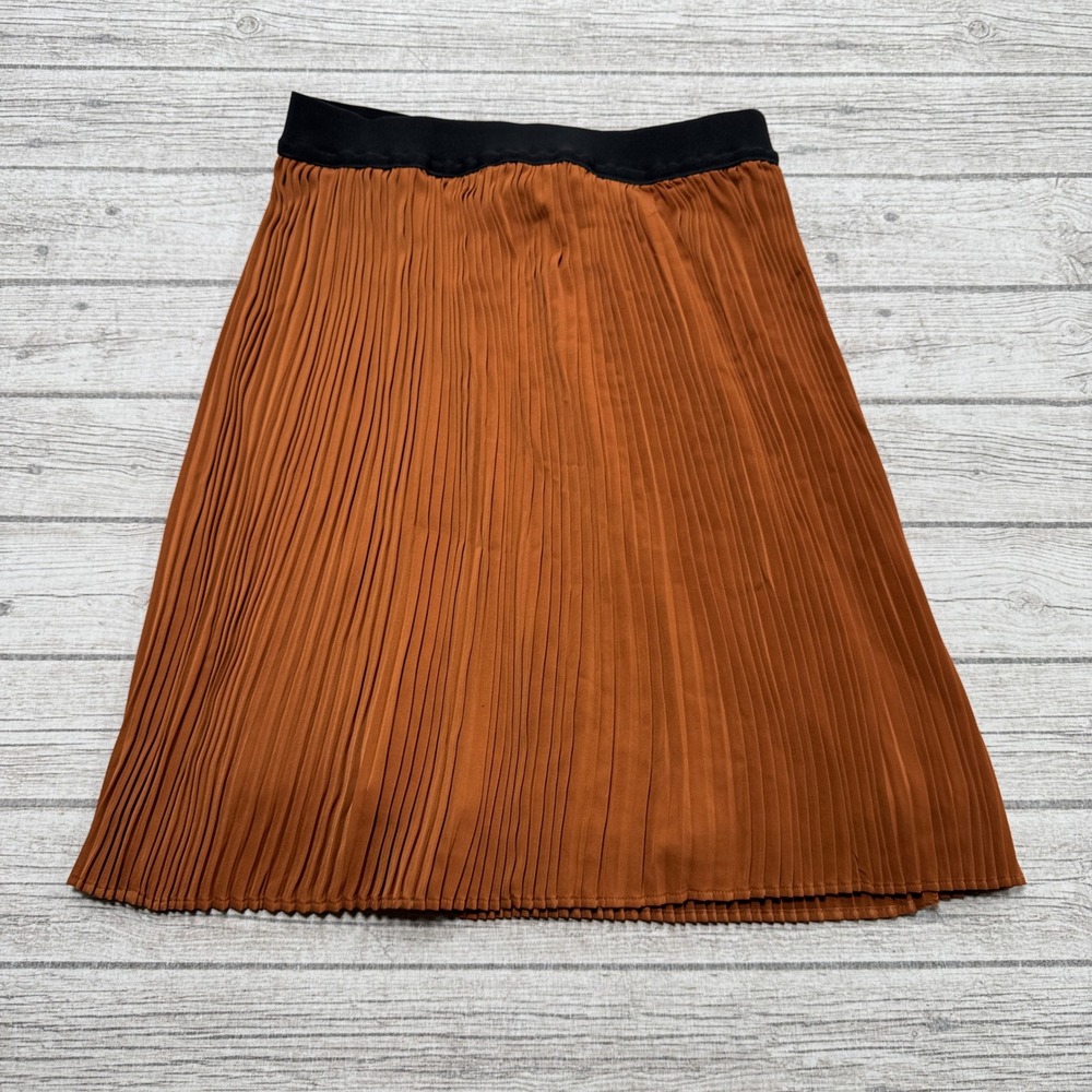 NEW Udel New York Skirt Women's XL Camel Brown Pleated Elastic Waist Activewear